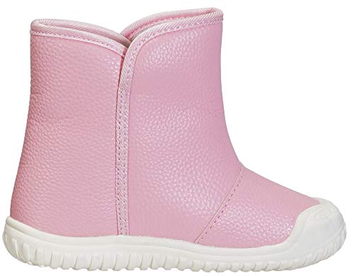 Gaatpot Unisex Bebé Botas de Nieve Zapatos de Invierno Moda Botines Calzado Piel sintética Termica Además Boots Rosa 26EU=25CN