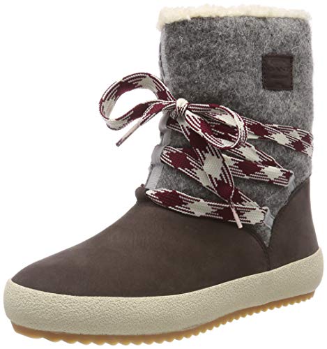 GANT Amy, Botas Plisadas Mujer, Braun Espresso It Gray G470-Cafetera Italiana, 39 EU