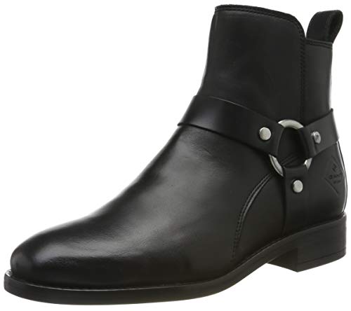 GANT Fay, Botas de Motorista Mujer, Negro (Negro G00), 36 EU