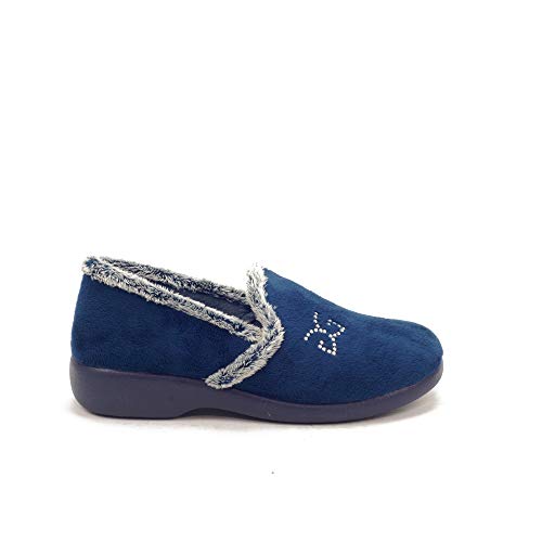 GARZON - Zapatilla CASA 3843 para: Mujer Color: Azul Marino Talla: 39