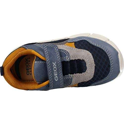 Geox B Flexyper Boy A, Zapatillas Bebé-Niños, Azul (Dk Blue/Navy C4mf4), 21 EU