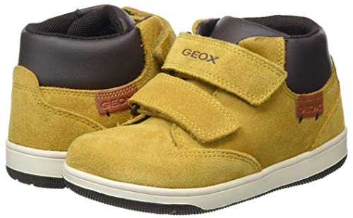 Geox B New Flick Boy C, Ankle Boot, Yellow (Yellow/Coffee), 27 EU