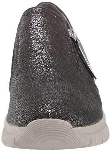 Geox CALLYN 1 Slip ON Fashion Sneaker with Zip, Zapatillas Deportivas. Mujer, Black Oxford, 39 EU