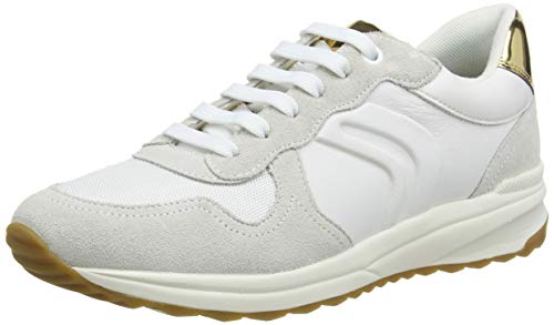 Geox D AIRELL C, Zapatillas Mujer, Blanco (White C1000), 40 EU