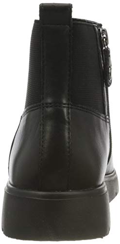 Geox D ARLARA G, Botas Chelsea Mujer, Negro, 38 EU