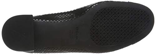 Geox D CHLOO Mid C, Zapatos de Tacón Mujer, Negro (Black C9999), 36.5 EU