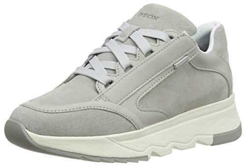 GEOX D FALENA B ABX C LT GREY Women's Trainers Low-Top Trainers size 38(EU)