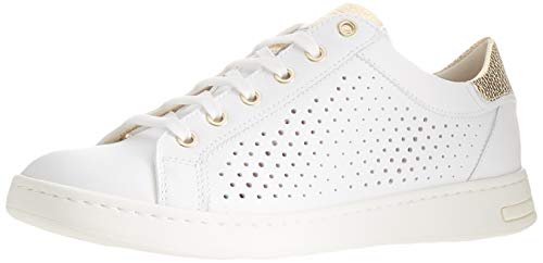 Geox D Jaysen B, Zapatillas Mujer, Oro Blanco, 37 EU