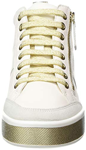 GEOX D LEELU' G WHITE Women's Trainers Hi-Top Trainers size 37(EU)