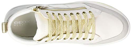 GEOX D LEELU' G WHITE Women's Trainers Hi-Top Trainers size 37(EU)