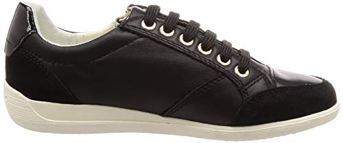 Geox D Myria B, Zapatillas Mujer, Black C9999, 39