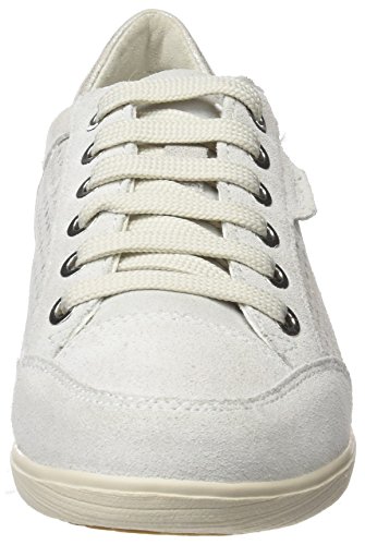 Geox D Myria B, Zapatillas Mujer, Blanco (Off White), 39 EU