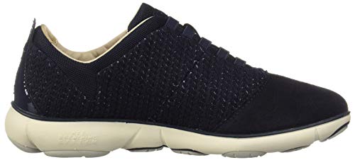 Geox D Nebula C, Zapatillas Deportivas Mujer, Azul (Navy C4002), 37 EU