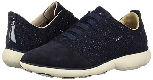 Geox D Nebula C, Zapatillas Deportivas Mujer, Azul (Navy C4002), 39 EU