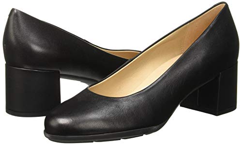 Geox D New Annya Mid A, Zapatos con Tacón Mujer, Negro (Black C9999), 38 EU