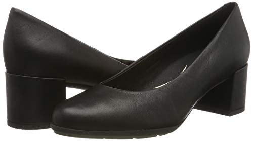 Geox D New ANNYA Mid A, Zapatos con Tacón para Mujer, Negro (Black C9997), 36,5 EU