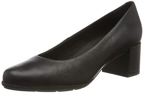 Geox D New ANNYA Mid A, Zapatos con Tacón para Mujer, Negro (Black C9997), 38,5 EU