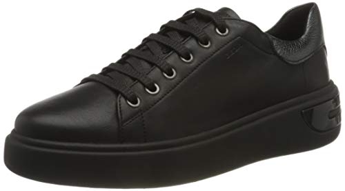 GEOX D OTTAYA A BLACK/DK GREY Women's Trainers Low-Top Trainers size 40(EU)