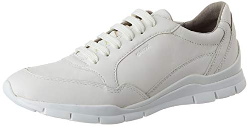 Geox D Sukie A, Zapatillas Mujer, Blanco, 35 EU