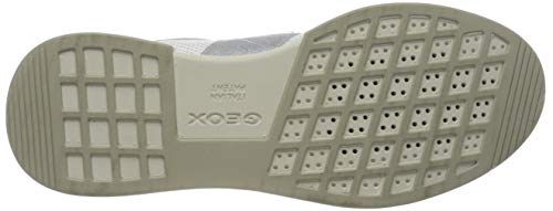 Geox D SUZZIE D, Zapatillas sin Cordones Mujer, Blanco (White/Lt Gold C1327), 38 EU