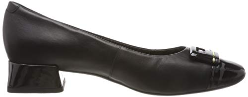 Geox D Vivyanne Ballerina, Bailarinas con Punta Cerrada Mujer, Negro Black C9999, 40 EU