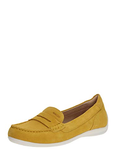 Geox D Yuki B - Pantuflas para mujer, color Amarillo, talla 39 EU