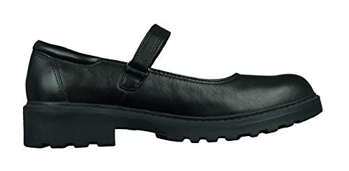 Geox J Casey Girl P, Bailarinas Niñas, Negro (Black), 40 EU