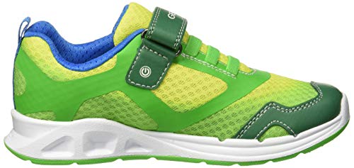 Geox J Dakin Boy A, Zapatillas Niños, Verde (Green/Sky C3316), 27 EU