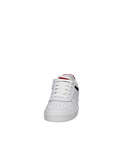 Geox J DJROCK Boy A, Zapatillas, Color Rojo Blanco, 32 EU