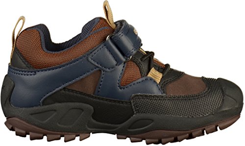 Geox J New Savage Boy B A, Zapatillas Niños, (Brown/Navy C0947), 31 EU