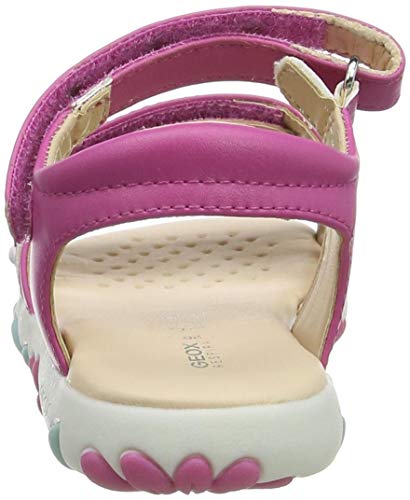 Geox J Sandal Haiti Girl, Sandalia, Fucsia, 31 EU