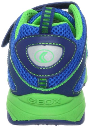 Geox J Torque D - Deportivas de malla niño, - Navy/Lime, 13 / 32