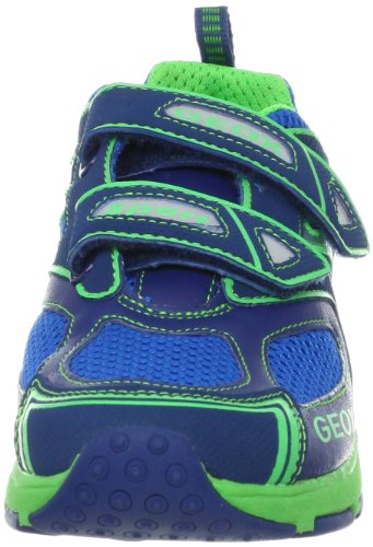 Geox J Torque D - Deportivas de malla niño, - Navy/Lime, 13 / 32