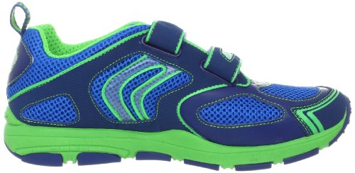 Geox J Torque D - Deportivas de malla niño, - Navy/Lime, 13 / 32