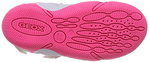 Geox J Wader Girl A, Fisherman Sandal, Fluo Fucsia White, 38 EU