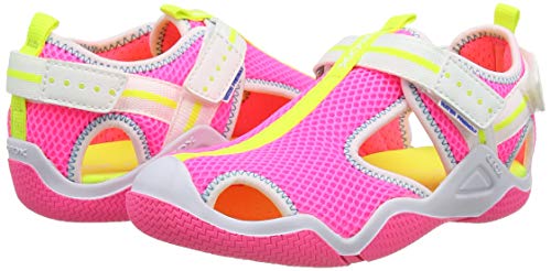 Geox J Wader Girl A, Fisherman Sandal, Fluo Fucsia White, 38 EU