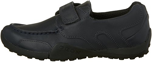 Geox J W.Snake Moc B, School Uniform Shoe Niños, Azul Navy C4002, 29 EU