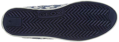 Geox JR CIAK Girl B, Zapatillas Altas Mujer, Azul (Avio C4005), 37 EU