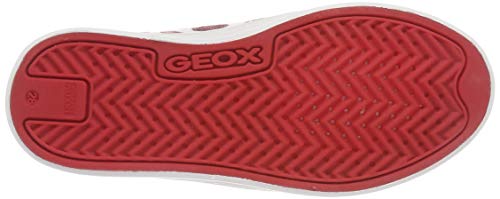 Geox JR CIAK Girl J, Zapatillas Niños, Blanco (White/Red C0050), 31 EU