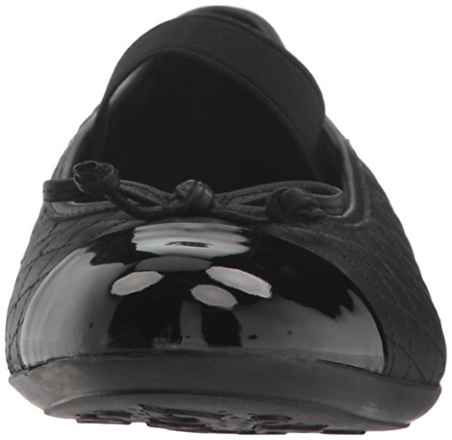 Geox JR Plie' B, Ballet Flat Mujer, Negro (Black C9999), 39 EU