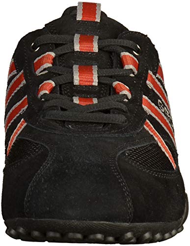 Geox Schuhe U Snake S Black-Orange (U2207SA2214C0038) 42 Schwarz