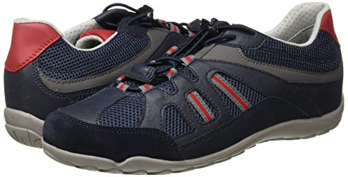 Geox U AKATE A, Zapatillas Hombre, Azul Marino, 42 EU