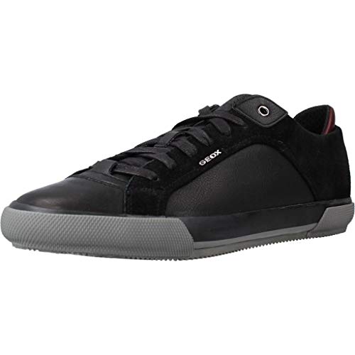 Geox U KAVEN B, Zapatillas Hombre, Negro (Black C9997), 45 EU