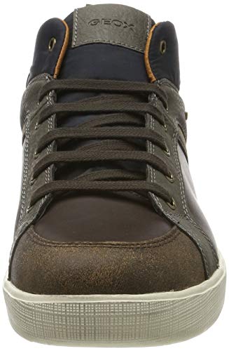 Geox U TAIKI B ABX A, Zapatillas Altas Hombre, Marrón (Brown/Mud C6044), 43 EU