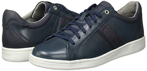 Geox U WARRENS A, Zapatillas Hombre, Azul Marino, 43 EU