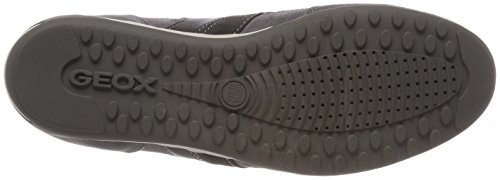 Geox U Wells A, Zapatillas Hombre, Gris (Dark Grey), 43 EU