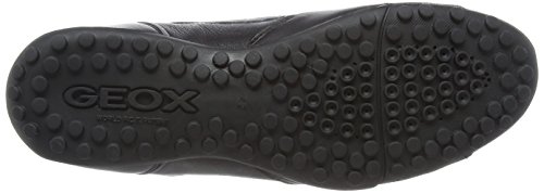 Geox UOMO Snake A, Zapatillas Hombre, Negro (Black), 39 EU