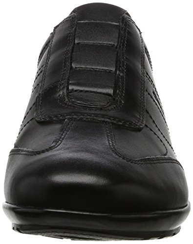 Geox Uomo Symbol C, Zapatillas Hombre, Negro (Black C9999), 43 EU