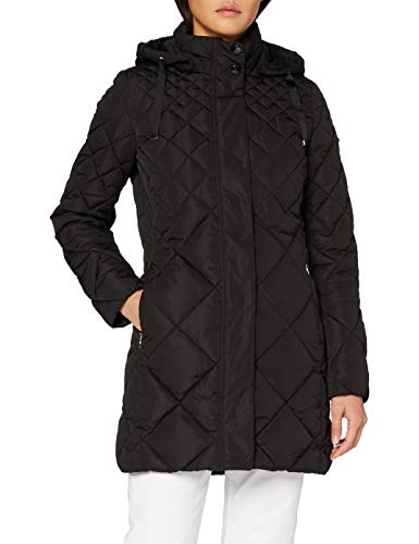 Geox W KENLY Parka, Negro, 42 para Mujer