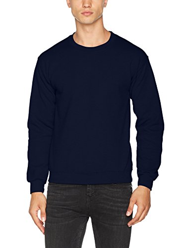 Gildan 50/50 Adult Crewneck Sweat Sudadera, Azul (Marino), Small para Hombre